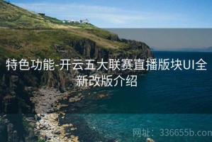 特色功能-开云五大联赛直播版块UI全新改版介绍