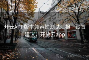 开云APP版本兼容性测试汇报｜设置建议，开放云app