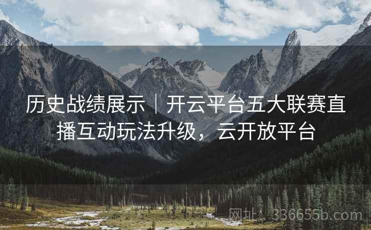 历史战绩展示｜开云平台五大联赛直播互动玩法升级，云开放平台