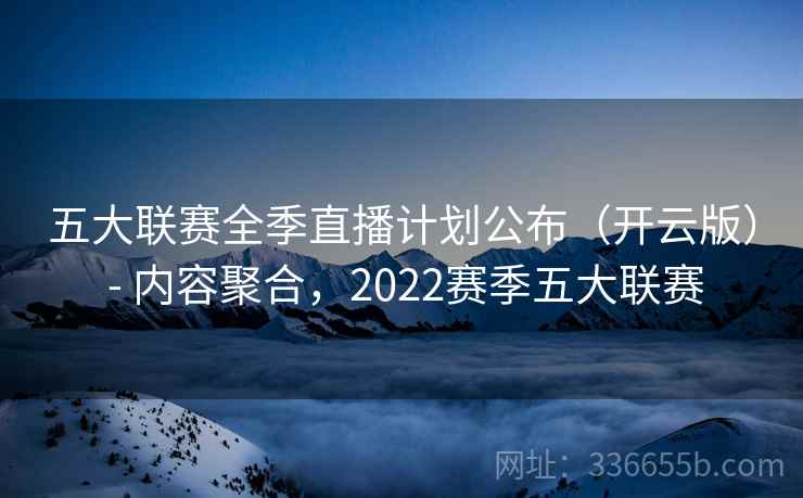 五大联赛全季直播计划公布（开云版） - 内容聚合，2022赛季五大联赛